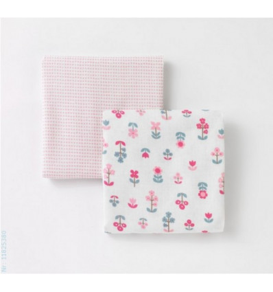 SWADDLE BLANKETS ROSETTE BLOSSOM 2