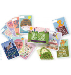 MILESTONE BABY CARDS ENG