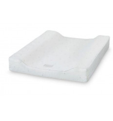 CHANGING CUSHION W/LINING OCS DOT CREME