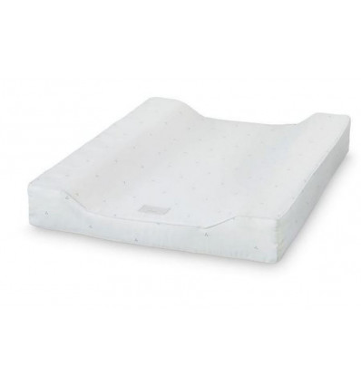 CHANGING CUSHION W/LINING OCS DOT CREME