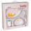 DINNER SET CONTOUR POWDER/GOLD 201