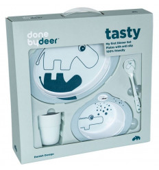 DINNER SET CONTOUR BLUE/BLUE 201