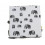 SIEGE D APPOINT GRIS/BLANC CASSE 22