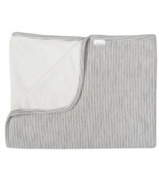 FLEECE BLANKET 75X100 POWDER STRIPES 221