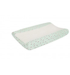 CHANGING PAD COVER 70X45 STRIPE OLIV 232