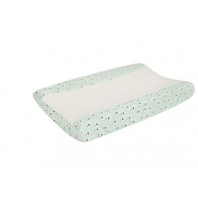 CHANGING PAD COVER 70X45 STRIPE OLIV 232