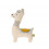 KNITTED TOY W/ RATTLE GLAMA LAMA BLUE 21