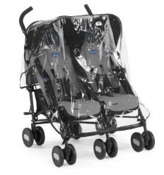 REGENZEIL TWEELINGBUGGY NAAST ELKAAR