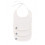 NEWBORN BIB/ BINDING BAND 3P WHITE 21