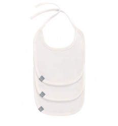 NEWBORN BIB/ BINDING BAND 3P WHITE 21