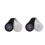 CANVAS REFLECTIVE CLIPS BLACK/GREY 22