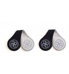 CANVAS REFLECTIVE CLIPS BLACK/GREY 22