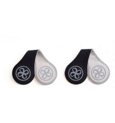 CANVAS REFLECTIVE CLIPS BLACK/GREY 22