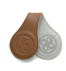 CLOBY CLIP LEATHER COGNAC 9