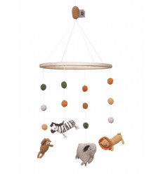 CROCHET BABY MOBILE WILDLIFE 201