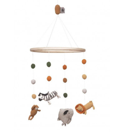 CROCHET BABY MOBILE WILDLIFE 201