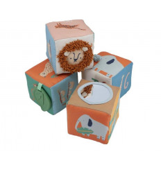 SOFT BABY BLOCKS 4 PCS WILDLIFE 0+ 201
