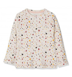 WHITE MELANGE P202 56 G TEE REGULAR LS C