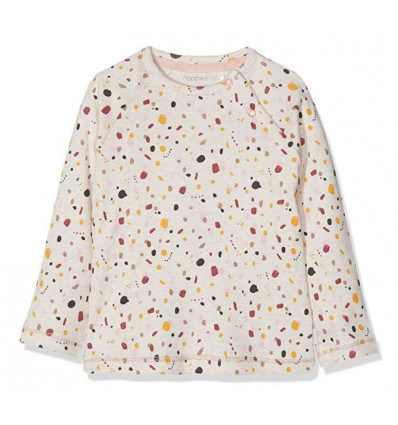 WHITE MELANGE P202 56 G TEE REGULAR LS C