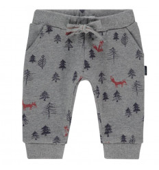 B PANTS REGULAR AMHERST AOP CHARCOAL