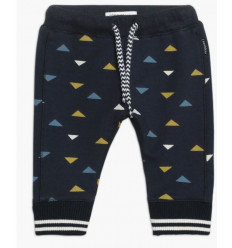 B PANTS REGULAR ADRIAN AOP DARK SAPPHIRE