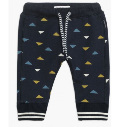 B PANTS REGULAR ADRIAN AOP DARK SAPPHIRE