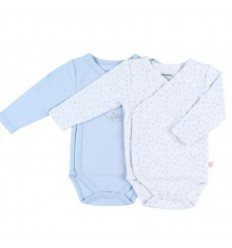 M&M BODY LOT CROISE ML BLEU COCON 3M