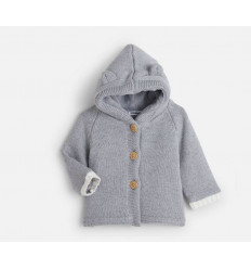 COCON MANTELET TRICOLOUDOUX GRIS 1M