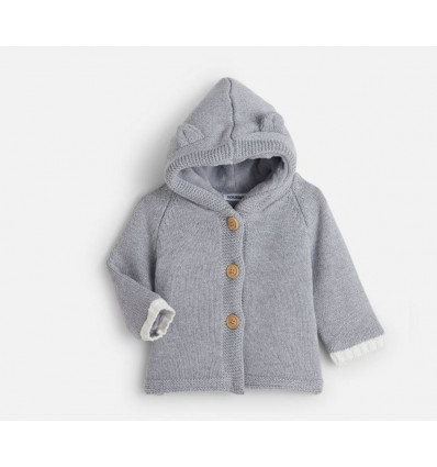 COCON MANTELET TRICOLOUDOUX GRIS 1M