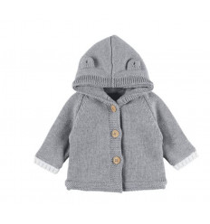COCON MANTELET TRICOLOUDOUX GRIS 3M