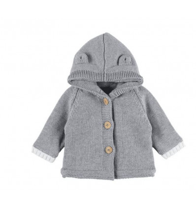 COCON MANTELET TRICOLOUDOUX GRIS 3M