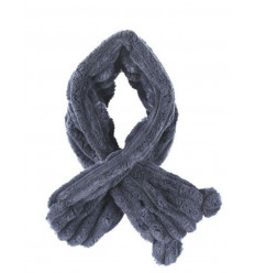 GROLOUDOUX ECHARPE BLEU TU