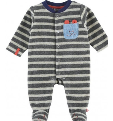 BDM BOY DB VELOURS RAYE 0M 202