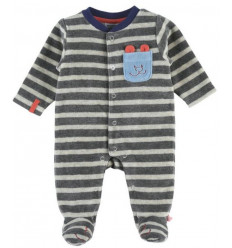 BDM BOY DB VELOURS RAYE 3M 202
