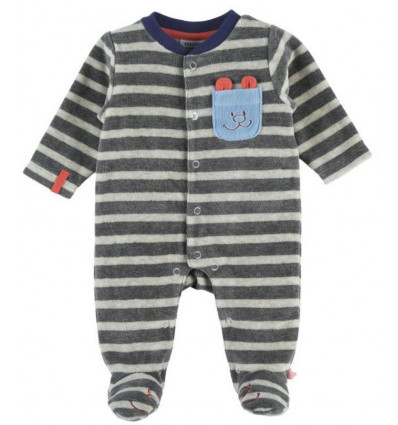 BDM BOY DB VELOURS RAYE 3M 202