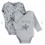 LOT 2 BODY CROISE GRIS PLUME 0M