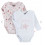 LOT 2 BODY CROISE ROSE PLUME 3M