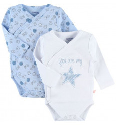 LOT 2 BODY CROISE BLEU PLUME 1M
