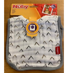 KATOENEN SHIRT SLABBETJE MET GEWATTEERD