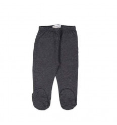 BABYBROEK VOETJES SPECKLE GRIJS 0M