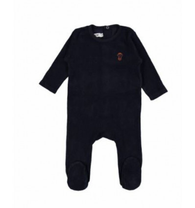 PYJAMA TERRY BLAUW 0M