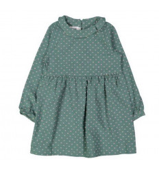ROBE LINA PLUMETIS VERT 3