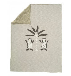 KNITTED BLANKET 80X100CM PINGUIN 25