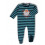 UNISEX ROMPER PETROL GESTREEPT 1M