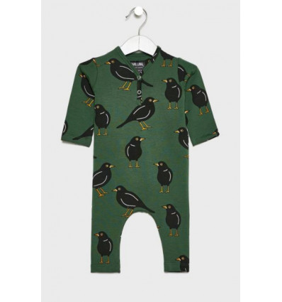 BLACK BIRD BODYSUIT 5056