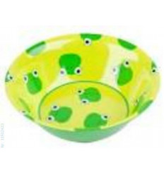 BREAKFAST BOWL ALL FUNNY FROGS GREEN 3