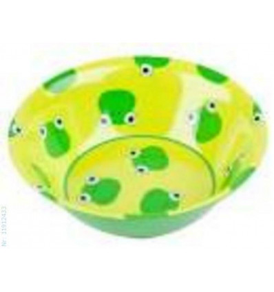 BREAKFAST BOWL ALL FUNNY FROGS GREEN 3