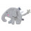 ELLY ELEPHANT LOVELY GREY 9
