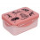 LUNCH BOX SET BLACK ANIMALS PINK 9