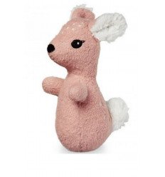 SOFT ANIMAL RATTLE GOTS FAWN 21